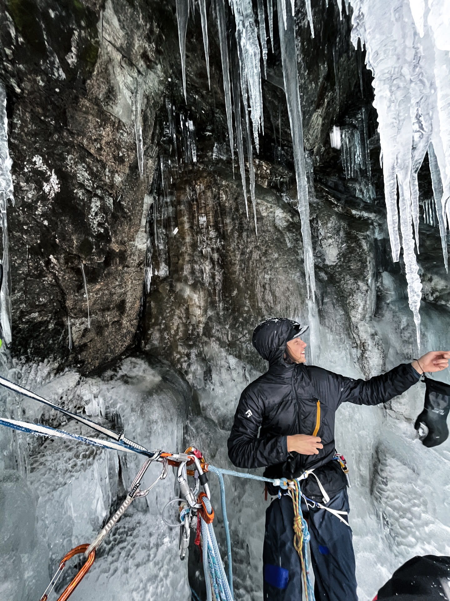 Ice climbing